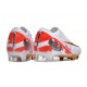 Chaussure Nike Mercurial Vapor 15 Elite FG Blanc Rouge Or