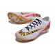 Chaussure Nike Mercurial Vapor 15 Elite FG Blanc Rouge Or