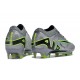 Chaussure Nike Mercurial Vapor 15 Elite FG Gris Noir Vert