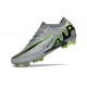 Chaussure Nike Mercurial Vapor 15 Elite FG Gris Noir Vert