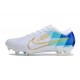 Chaussure Nike Mercurial Vapor 15 Elite FG Blanc Bleu Or