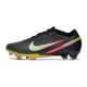 Chaussure Nike Mercurial Vapor 15 Elite FG Noir Argentee