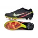 Chaussure Nike Mercurial Vapor 15 Elite FG Noir Argentee